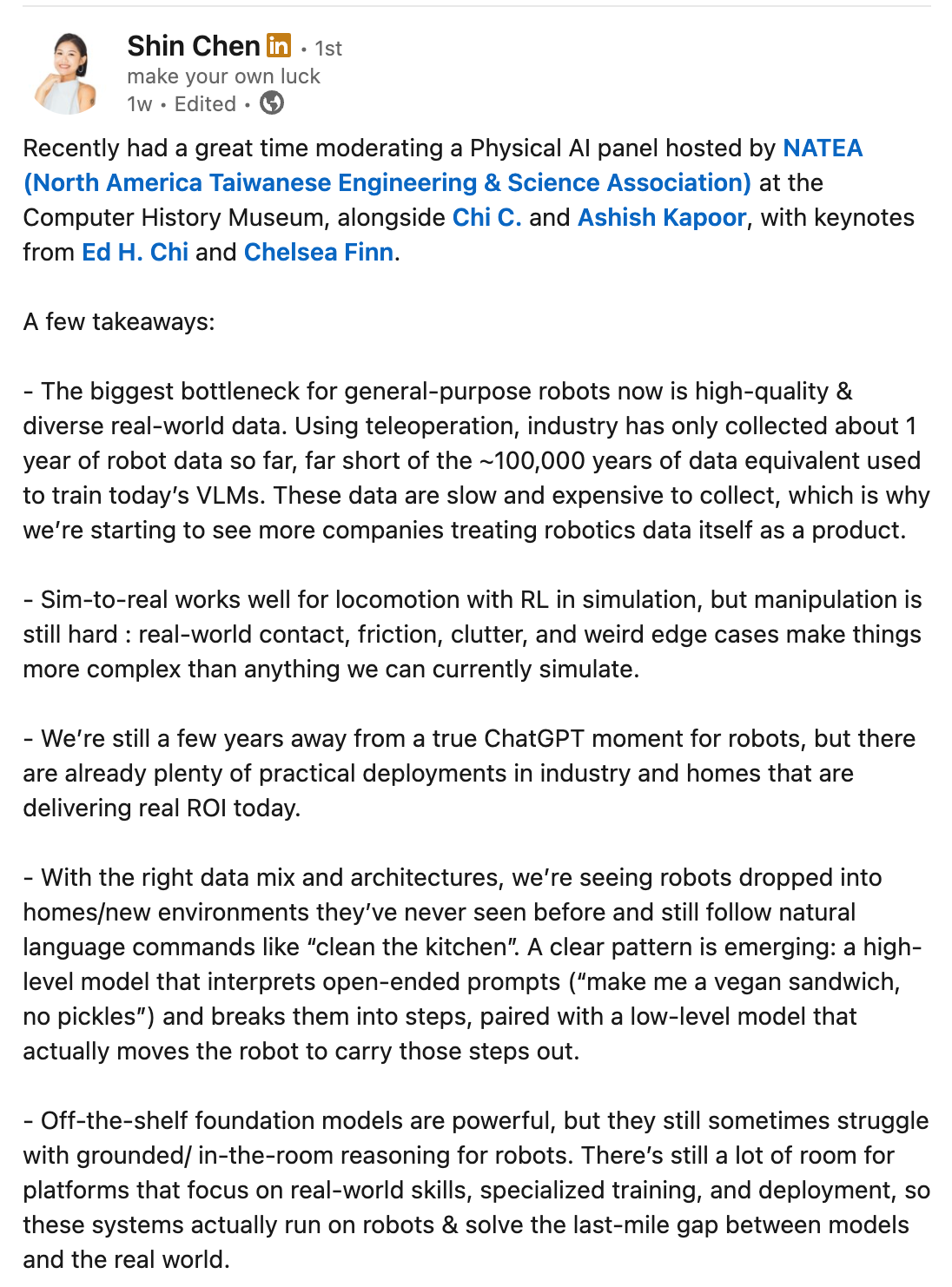 Bridging the Gap from Simulation to Reality: Insights from the U.S. Taiwan High-Tech Forum